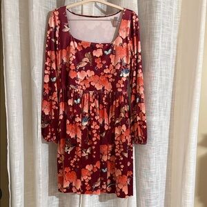 Blackmilk Autumn in Japan Bishop Long Sleeve Dress